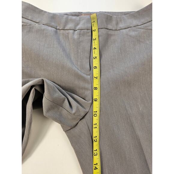 Chicos size 1 short PETITE (8) grey career business casual EUC high rise classy - Picture 5 of 7